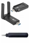 Mey İthalat® Wifi Alıcı Dual Band Usb 3.0 Adaptör Kablosuz Windows 7/8/10/11
