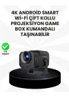 Mey İthalat® WiFi6 ve Bluetooth 5.4 Destekli LED Projektör - HCS350pro