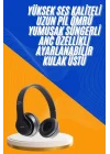 Mey İthalat® Wireless 5.0 Bluetooth Kablosuz Kulaklık ANC Özellikli Kulak Üstü Ayarlanabilir