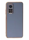 Mey İthalat®   Mi 10T Kılıf Volet Silikon - Mavi