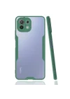 Mey İthalat®  Xiaomi Mİ 11 Lite Kılıf Platin Silikon - Yeşil