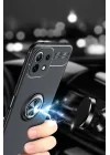 Mey İthalat®  Xiaomi Mİ 11 Lite Kılıf Range Yüzüklü Silikon - Kırmızı