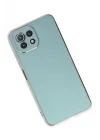 Mey İthalat®   Mİ 11 Lite Kılıf Volet Silikon - Açık Yeşil