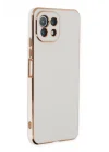 Mey İthalat®   Mİ 11 Lite Kılıf Volet Silikon - Beyaz