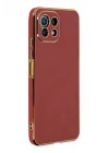 Mey İthalat®   Mİ 11 Lite Kılıf Volet Silikon - Kırmızı