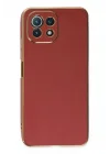 Mey İthalat®   Mİ 11 Lite Kılıf Volet Silikon - Kırmızı