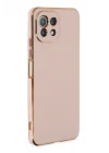 Mey İthalat®   Mİ 11 Lite Kılıf Volet Silikon - Pembe