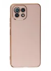 Mey İthalat®   Mİ 11 Lite Kılıf Volet Silikon - Pembe