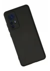Mey İthalat®   Mi 12 Kılıf Nano içi Kadife Silikon - Siyah