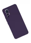 Mey İthalat®   Mi 12 Lite Kılıf Nano içi Kadife Silikon - Mor