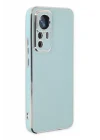 Mey İthalat®   Mi 12T Pro Kılıf Volet Silikon - Açık Yeşil