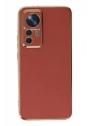 Mey İthalat®   Mi 12T Pro Kılıf Volet Silikon - Kırmızı