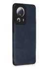 Mey İthalat®   Mi 13 Lite Kılıf Loop Deri Silikon - Lacivert
