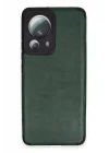 Mey İthalat®   Mi 13 Lite Kılıf Loop Deri Silikon - Yeşil