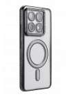 Mey İthalat®  Xiaomi Mi 14T Pro Joke Simli Magneticsafe Kılıf - Siyah