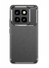 Mey İthalat®   Mi 14T Pro Kılıf Auto Focus Karbon Kapak - Siyah