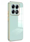 Mey İthalat®  Xiaomi Mi 14T Pro Volet Silikon - Açık Yeşil