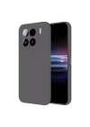 Mey İthalat®   Mi 15 Pro Kılıf Nano içi Kadife Silikon - Gri