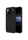 Mey İthalat®   Mi 15 Pro Kılıf Nano içi Kadife Silikon - Siyah