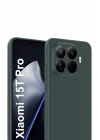 Mey İthalat®  Xiaomi Mi 15T Pro First Silikon - Koyu Yeşil