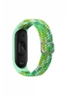 Mey İthalat®  Xiaomi Mi Band 4 Star Kordon - Turkuaz-Yeşil