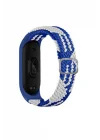Mey İthalat®  Xiaomi Mi Band 6 Star Kordon - Mavi-Beyaz