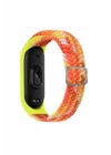 Mey İthalat®  Xiaomi Mi Band 6 Star Kordon - Turuncu-Sarı