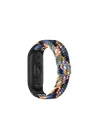 Mey İthalat®  Xiaomi Mi Band 7 Star Kordon - Gri-Turuncu