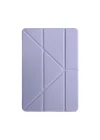 Mey İthalat®  Xiaomi Pad 7 Pro Kılıf Kalemlikli Mars Tablet Kılıfı - Açık Mor