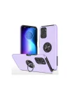 Mey İthalat®   Poco F3 Kılıf Elit Yüzüklü Kapak - Mor