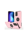 Mey İthalat®   Poco F3 Kılıf Elit Yüzüklü Kapak - Pembe