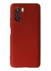 Mey İthalat®  Xiaomi Poco F3 Kılıf First Silikon - Kırmızı