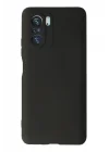Mey İthalat®  Xiaomi Poco F3 Kılıf First Silikon - Siyah