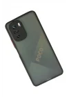 Mey İthalat®   Poco F3 Kılıf Montreal Silikon Kapak - Siyah