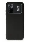 Mey İthalat®   Poco M4 Pro 4G Kılıf First Silikon - Siyah