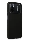 Mey İthalat®   Poco M4 Pro 4G Kılıf First Silikon - Siyah
