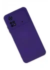 Mey İthalat®   Poco M4 Pro 4G Kılıf Nano içi Kadife Silikon - Mor