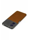 Mey İthalat®  Xiaomi Poco M5 Kılıf Loop Deri Silikon - Kahverengi