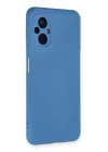 Mey İthalat®  Xiaomi Poco M5 Kılıf Nano içi Kadife Silikon - Mavi