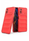 Mey İthalat®   Poco X4 Pro 5G Kılıf Optimum Silikon - Kırmızı