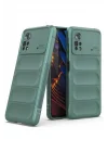 Mey İthalat®   Poco X4 Pro 5G Kılıf Optimum Silikon - Koyu Yeşil