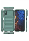 Mey İthalat®   Poco X4 Pro 5G Kılıf Optimum Silikon - Koyu Yeşil