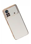 Mey İthalat®   Poco X4 Pro 5G Kılıf Volet Silikon - Beyaz