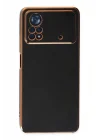 Mey İthalat®   Poco X4 Pro 5G Kılıf Volet Silikon - Siyah