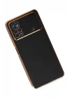Mey İthalat®   Poco X4 Pro 5G Kılıf Volet Silikon - Siyah