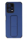 Mey İthalat®   Poco X5 5G Kılıf Mega Standlı Silikon - Mavi