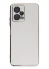 Mey İthalat®  Xiaomi Poco X5 5G Kılıf Volet Silikon - Beyaz