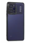 Mey İthalat®  Xiaomi Poco X5 Pro 5G Kılıf  Lensli Silikon - Siyah