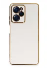 Mey İthalat®  Xiaomi Poco X5 Pro 5G Kılıf Volet Silikon - Beyaz