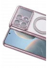 Mey İthalat®  Xiaomi Poco X6 Pro Joke Simli Magneticsafe Kılıf - Pembe